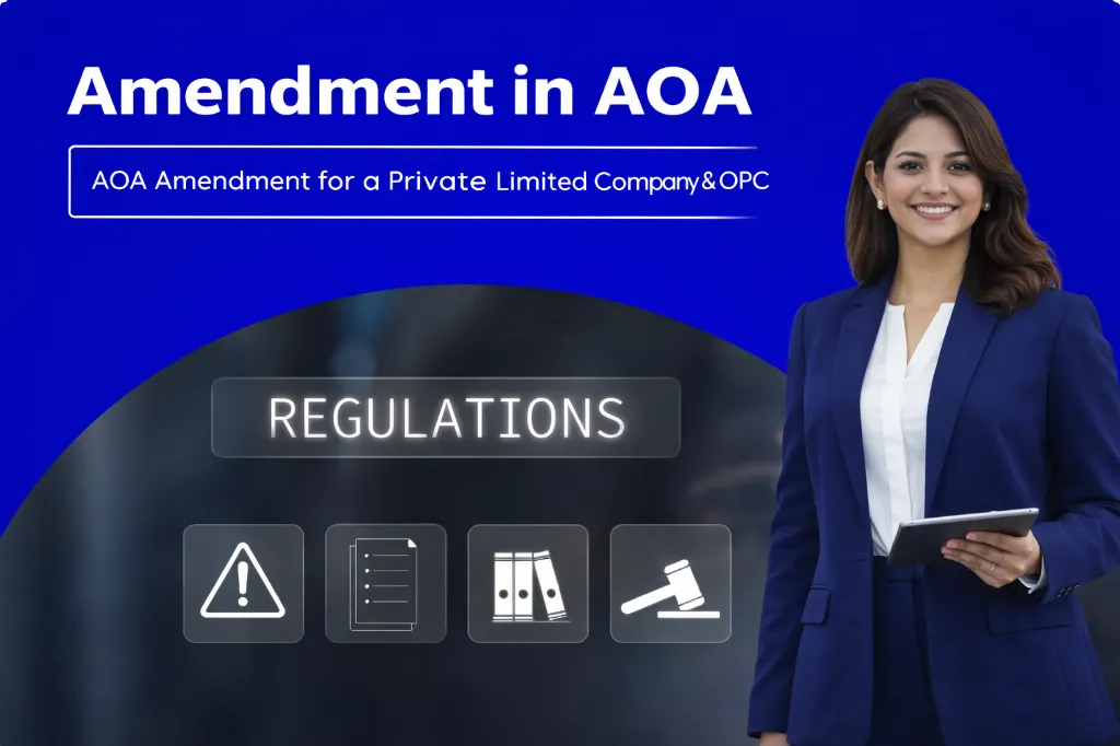 Amendment in AOA (Private Limited, Andaman and Nicobar Islands)