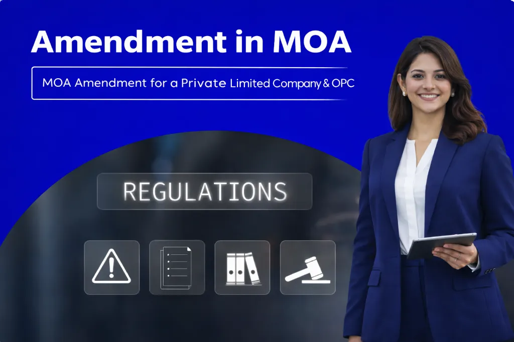 Amendment in MOA (Private Limited, Andaman and Nicobar Islands)