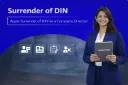 Surrender of DIN 