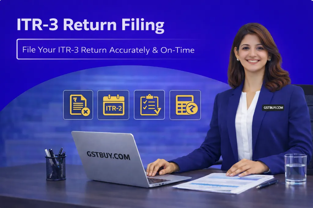 ITR-3 Return Filing (Transection up to 50 Lac)