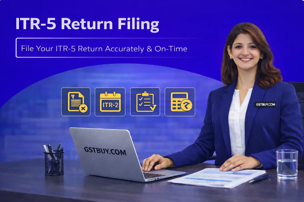 ITR-5 Return Filing (Transection up to 50 Lac)